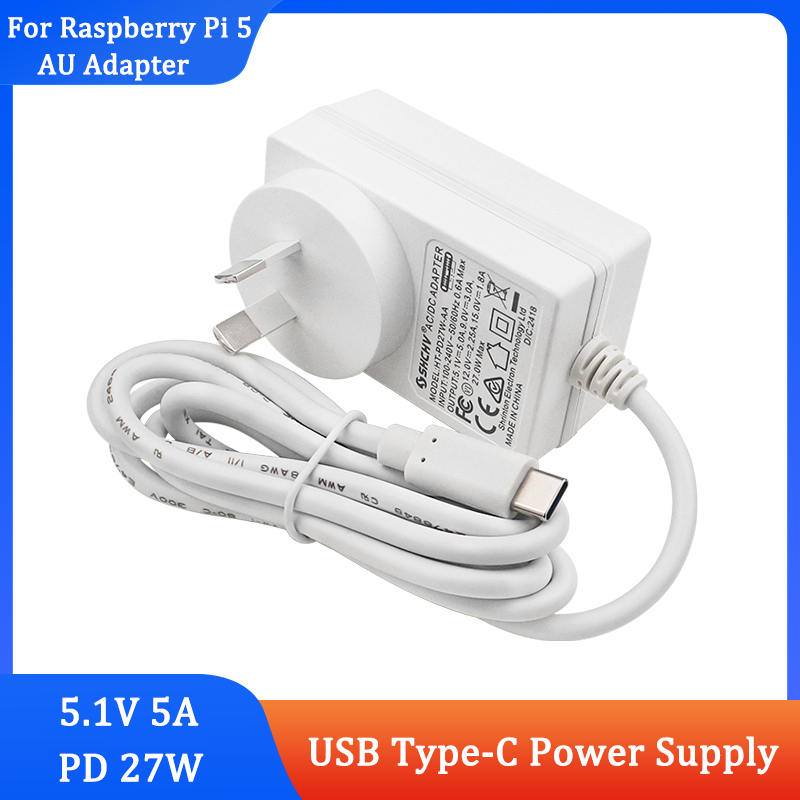 Pi Power Supply - محول طاقة لسيارة التوت Pi 5
