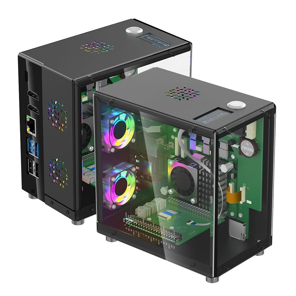 Pi 5 Case - طقم حماية Raspberry Pi 5 مع
