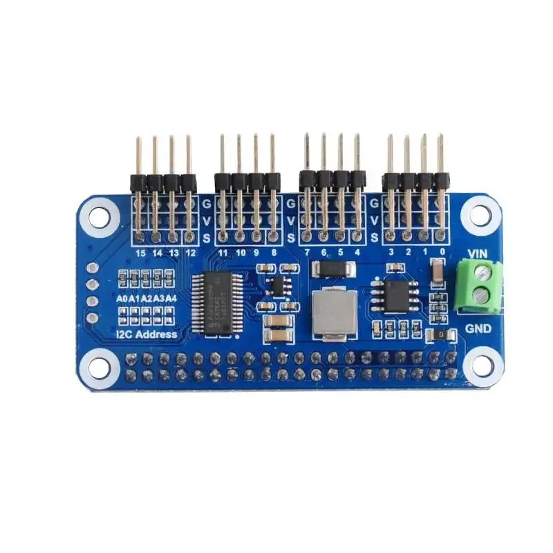 Pi Zero - وحدة تحكم محرك سيرفو PWM بـ