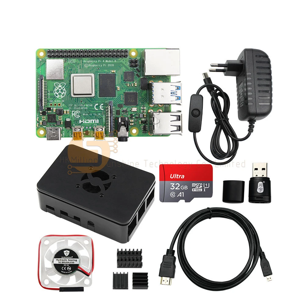 Pi 4 Case - مجموعة Raspberry Pi 4 8G 4G