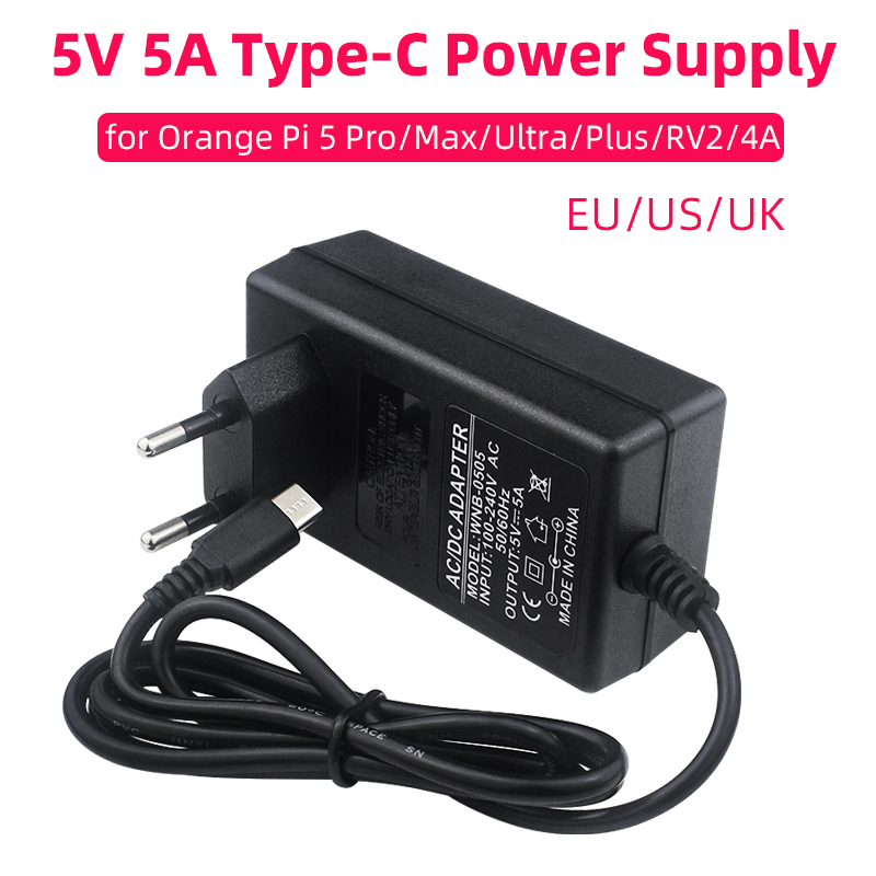 Pi Power Supply - Orange Pi 5V 5A مصدر طاقة