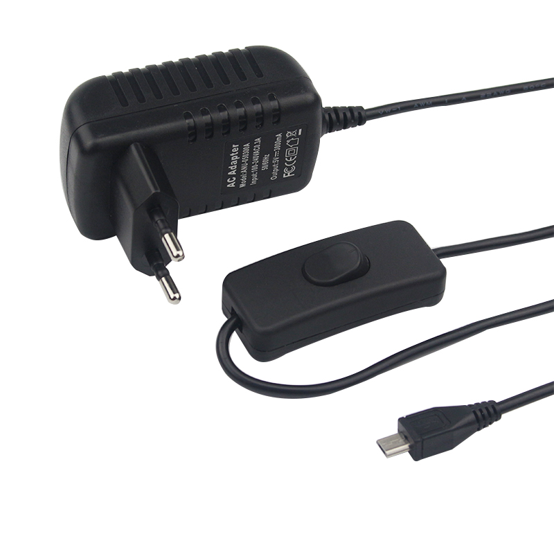 5 فولت 3A التوت بي 3 نموذج B + - مراجعة Pi Power Supply وسعره