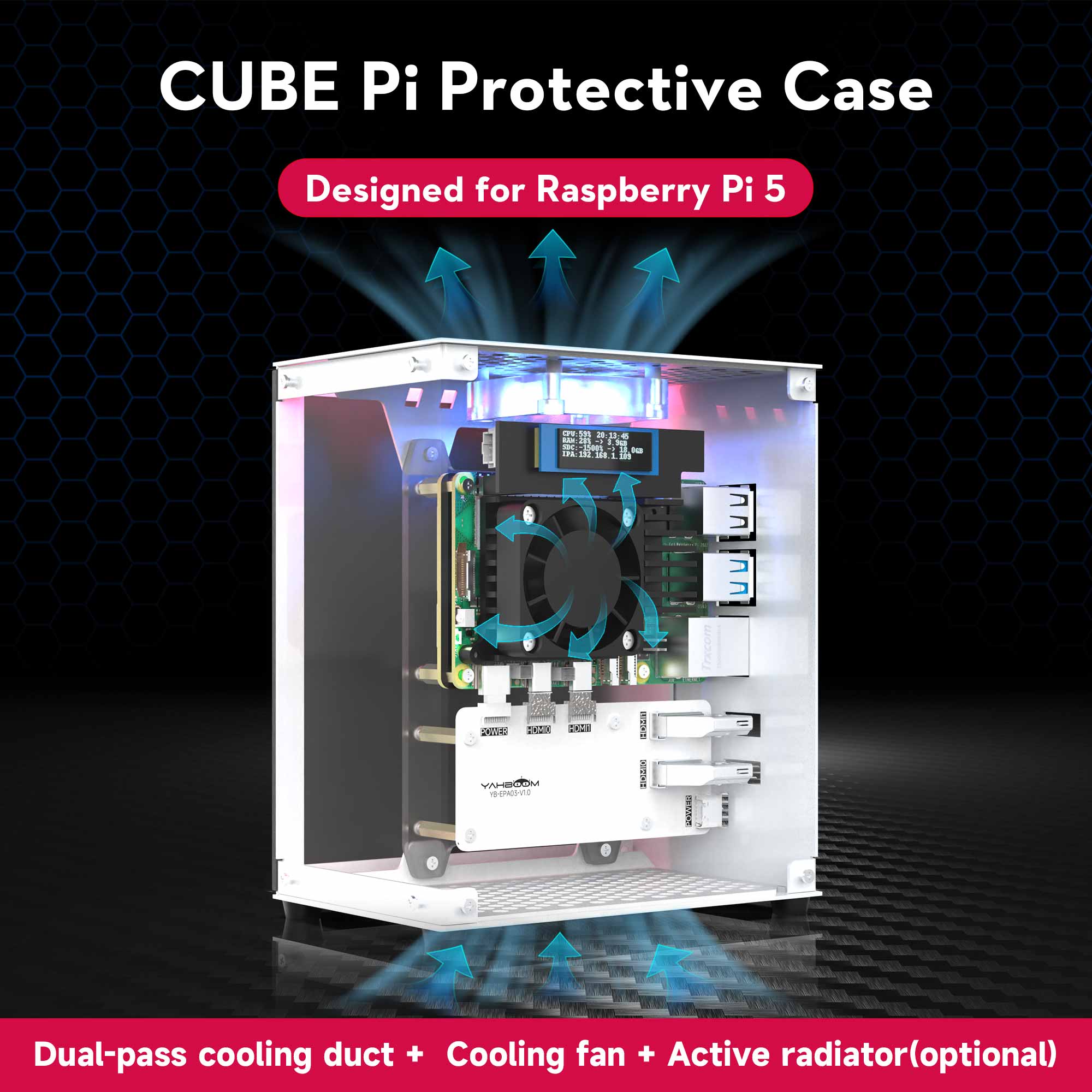 طقم حماية Raspberry Pi 5 مع مر - مراجعة Pi 5 Case وسعره